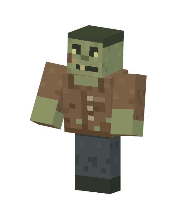 Duży zombie — model z gry