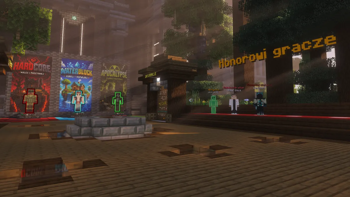 Wybór trybów na Lobby